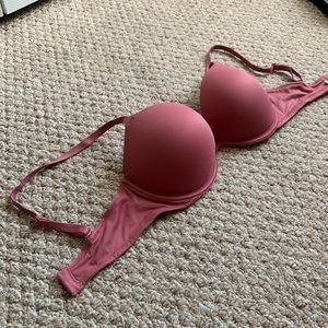 PINK Victoria’s Secret Push Up Mauve Bra 34D